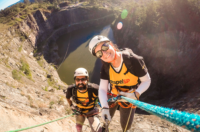 Pedreira Dib rapel 108 metros