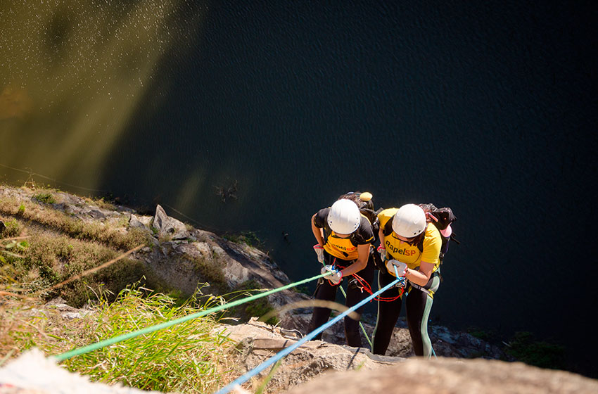 Pedreira Dib rapel 108 metros