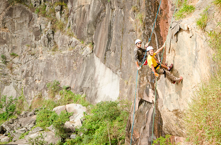Pedreira Dib rapel 70 metros