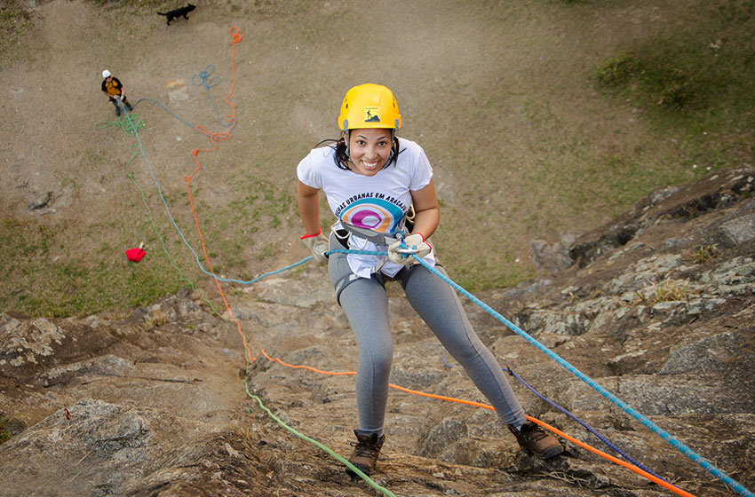 Pedreira Dib rapel 35 metros