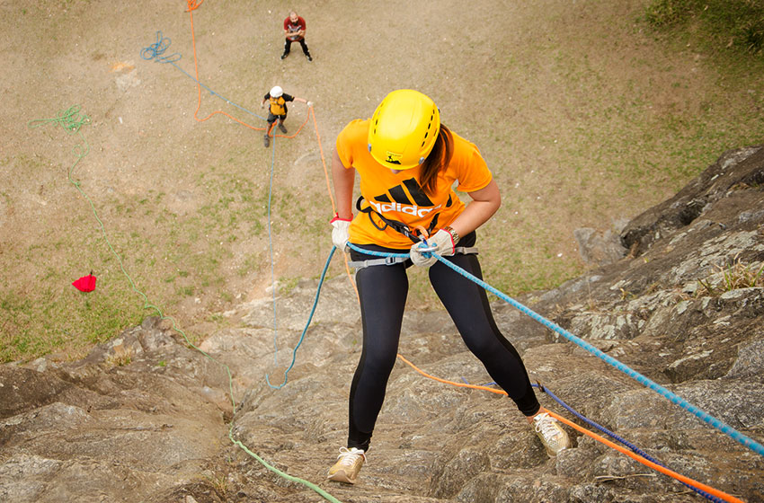 Pedreira Dib rapel 35 metros