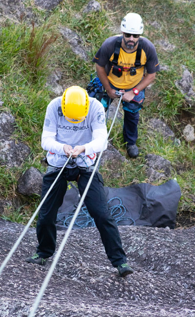 Segurana para escalada em top rope