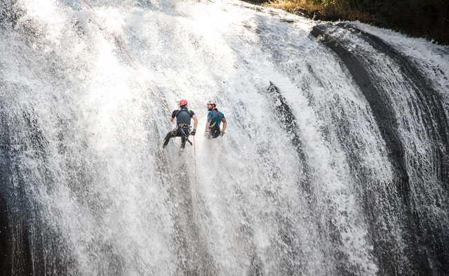 Rapel em cachoeira