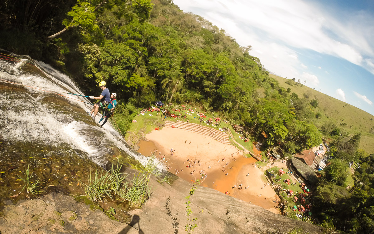 Rapel na Cachoeira Grande Lagoinha/SP