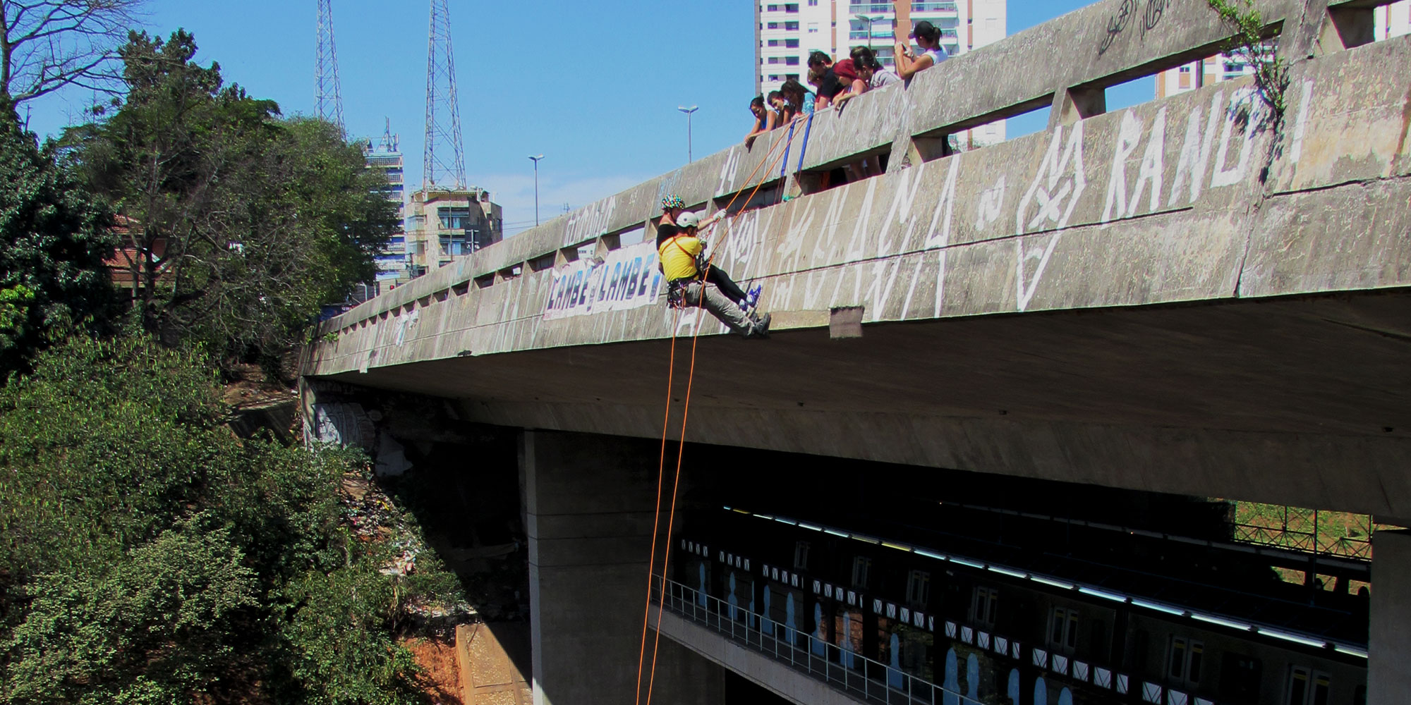 Viaduto Sumar Rapel para Iniciantes